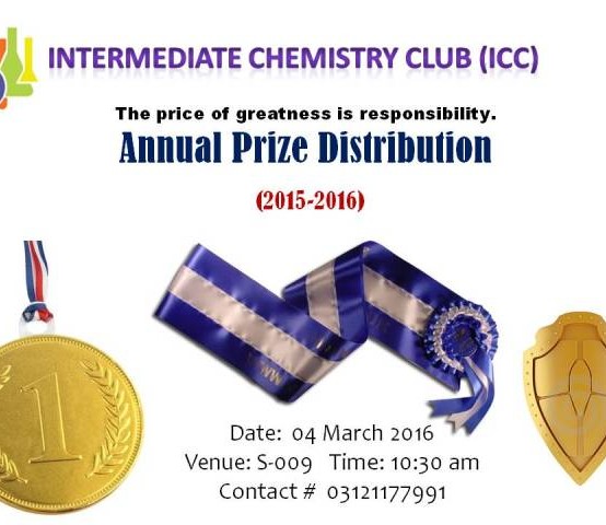 ICC To Hold Prize Distribution’ 16