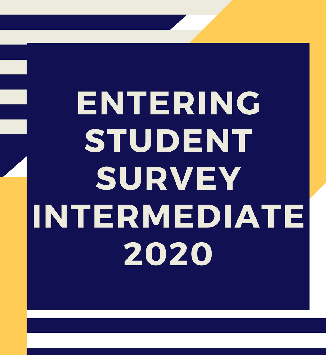 Entering Student Survey Intermediate 2020